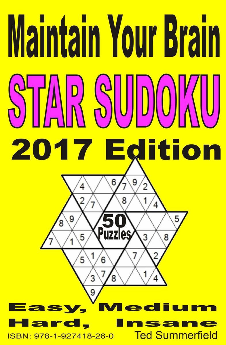 Puzzles 25 - sudoku étoiles édition 2017