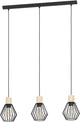 Eglo palmorla - suspension - e27 - 76 cm - marron noir