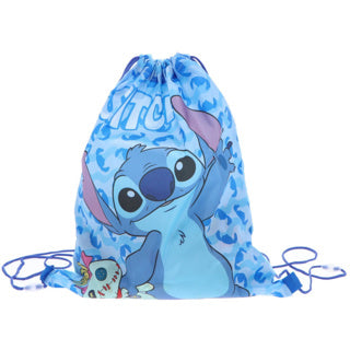 Sac de natation Stitch Gym bleu 40x35 cm | 3 pièces