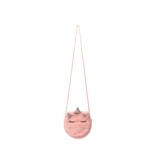 Sac à épaule à licorne peluche rose