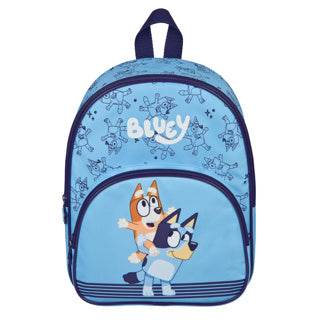 Sac à dos avec poche avant bleu