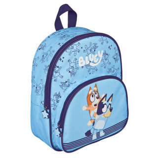 Sac à dos avec poche avant bleu