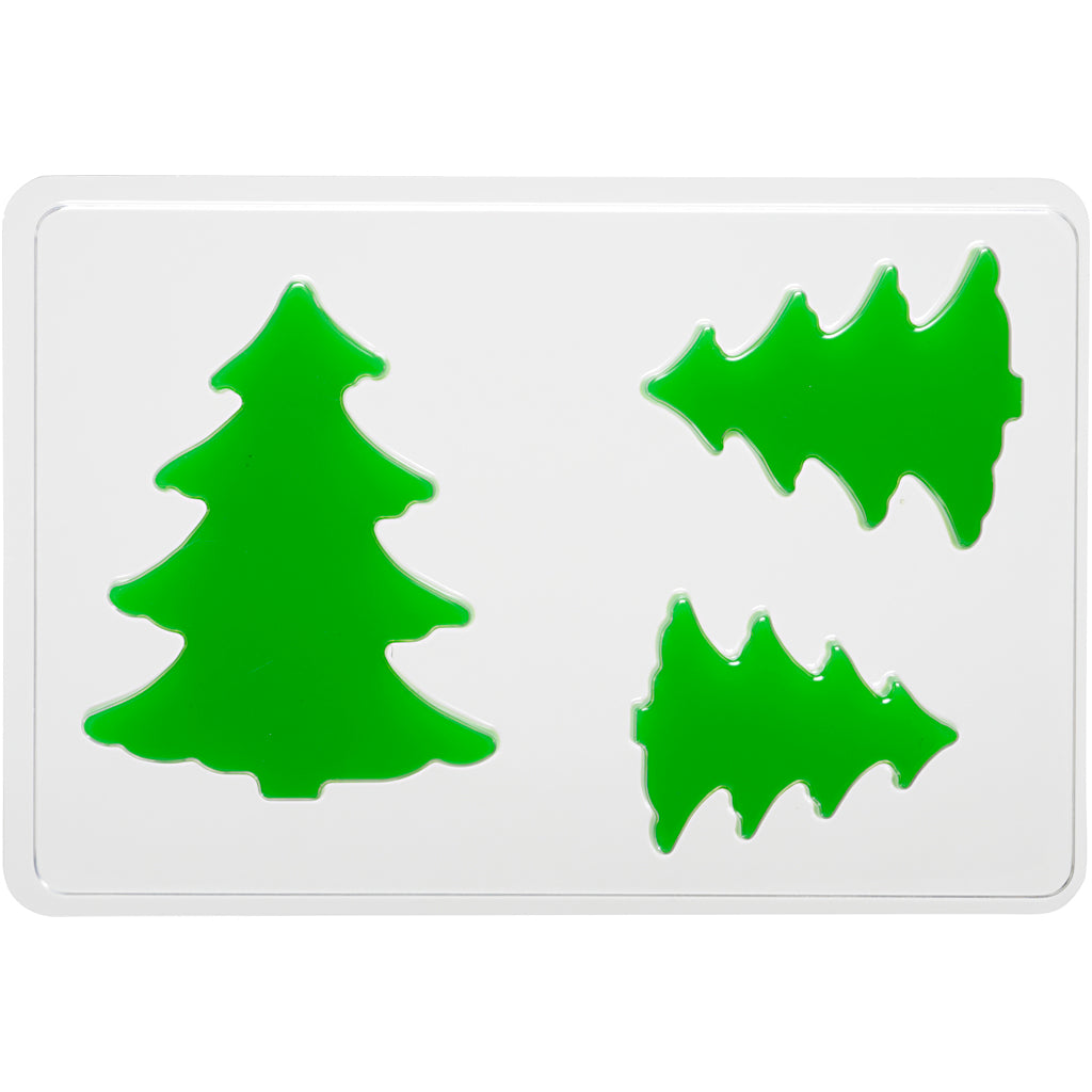 Creativ company moule de coulée, pin, h : 6+8+10 cm, d : 9 mm, dimensions 14,9x22 cm, 1 pièce