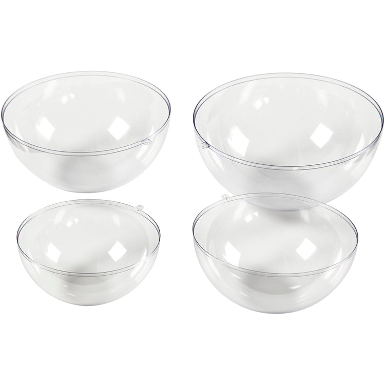 Creativ Company Plastic Mold Formes Transparent, 4st.