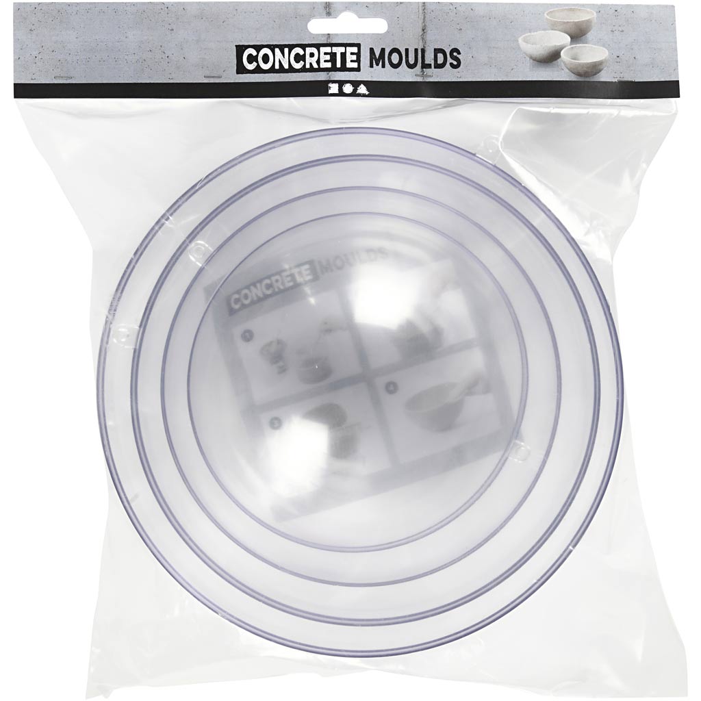 Creativ Company Plastic Mold Formes Transparent, 4st.