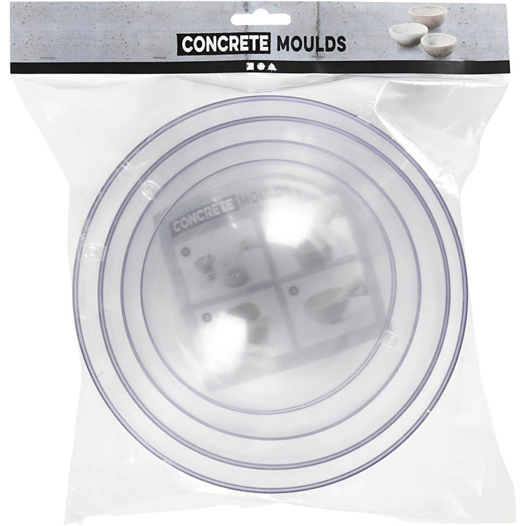 Creativ Company Plastic Mold Formes Transparent, 4st.