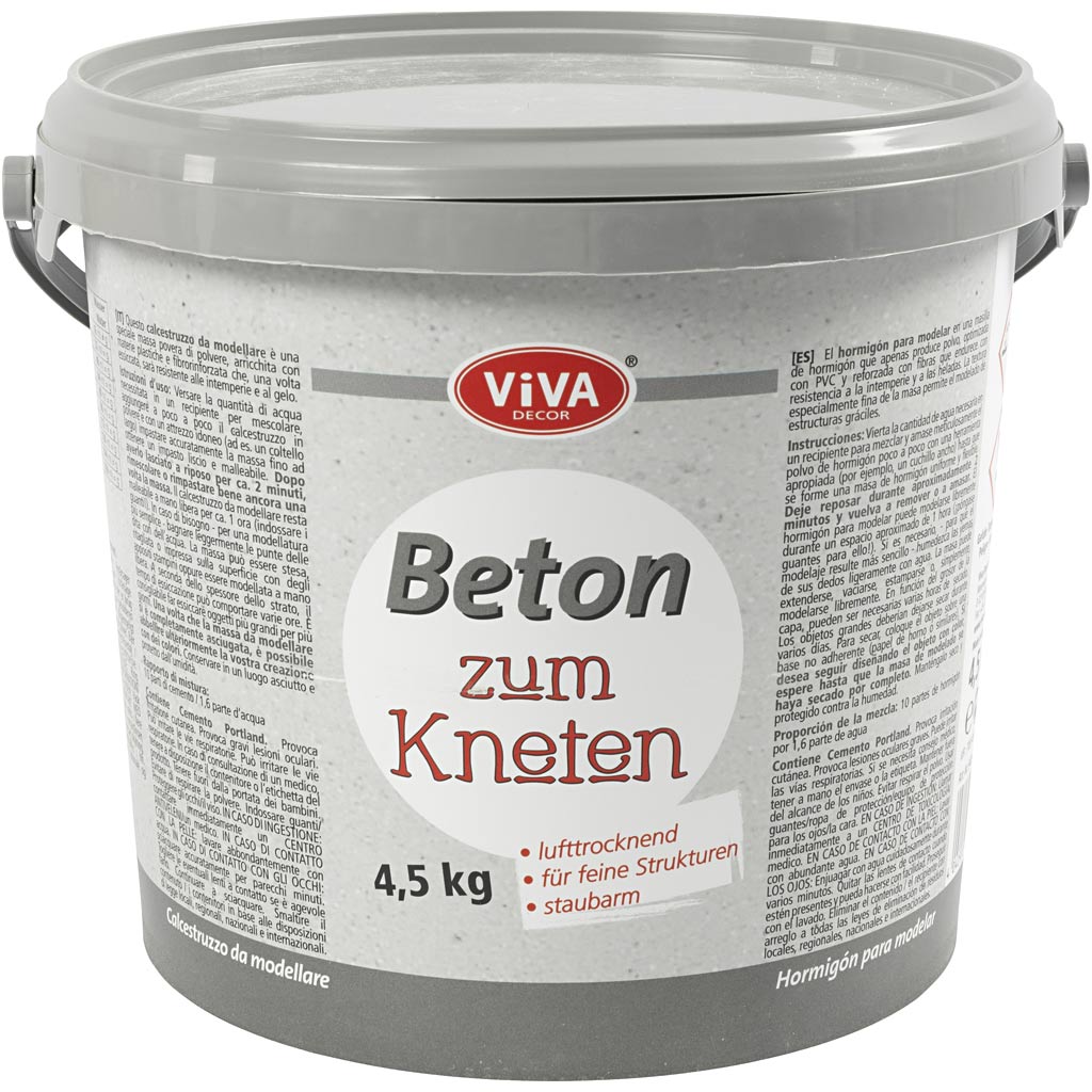 Viva décor béton à genoux, gris, 4500 g 1 boîte