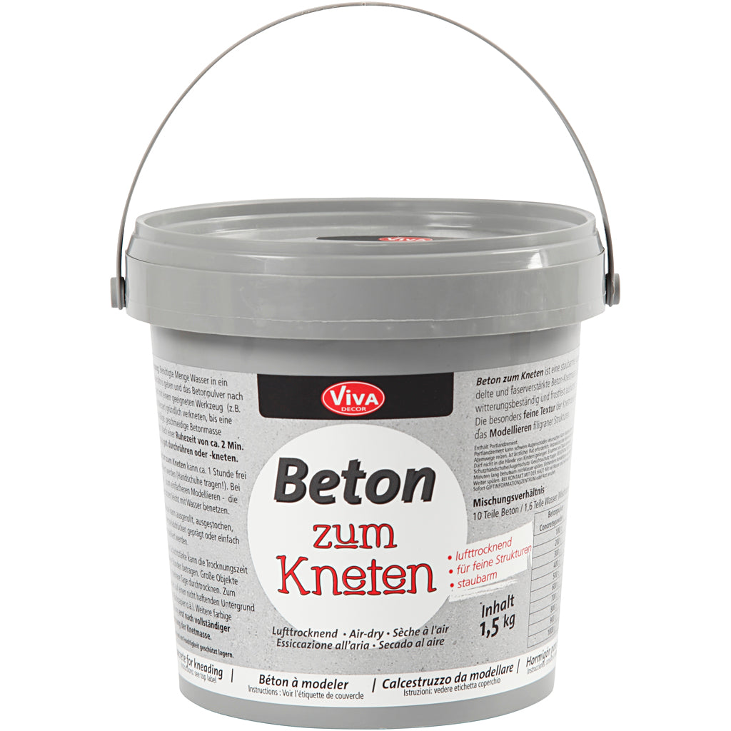 Viva décor béton à genoux, gris, 1500 g 1 boîte