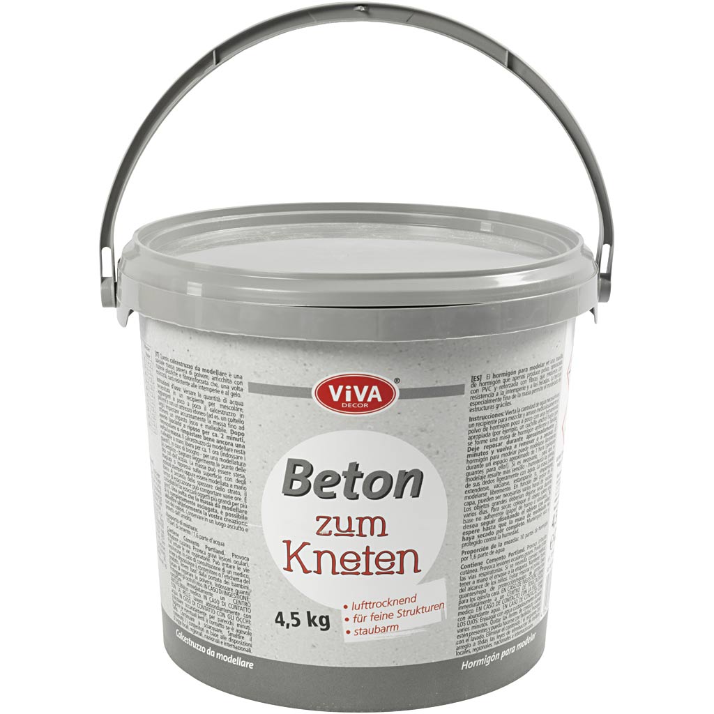 Viva décor béton à genoux, gris, 4500 g 1 boîte