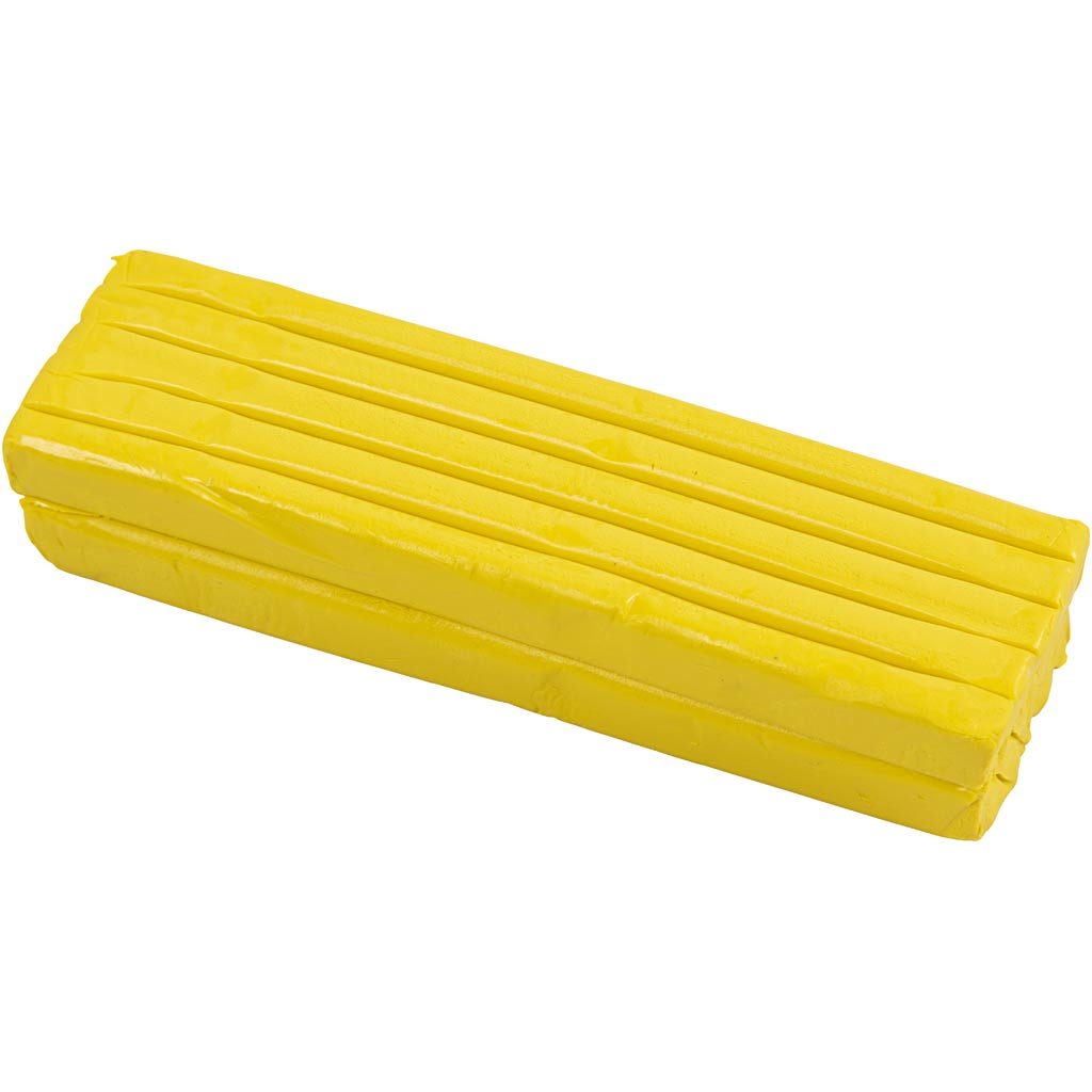 Argile molle - Jaune, 500gr.
