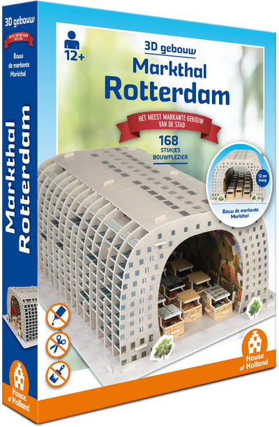 Tucker's Fun Factory Market Hall Rotterdam - Bâtiment 3D (168 pièces) -