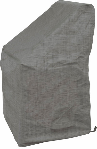 Housse imperméable Eurotrail pour chaises empilables cantonales 66x66x117cm, housse empilable grise