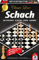 Schmidt ® - échecs avec des pièces de jeu extra grandes - ligne classique - jeu de société - classique de stratégie - 2 joueurs - à partir de 6 ans
