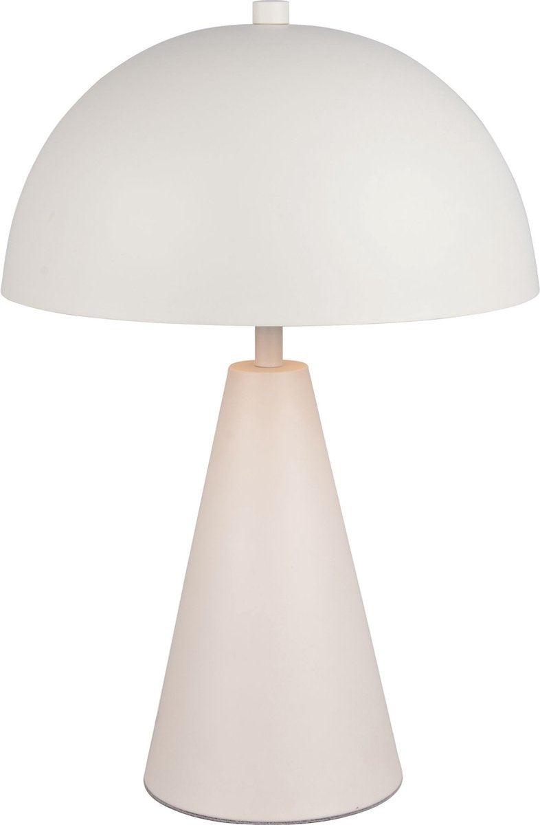 Trio alfie - lampe de table - gris chaud - excl. 1x e27 4,9 w - interrupteur à cordon - passez au vert