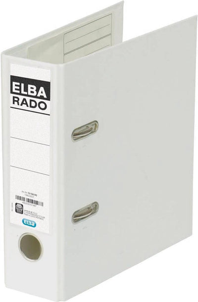 Ordner elba rado plast blanc a5 500 feuilles carton pvc