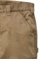 Carhartt salopette en sergé lavé b324 kaki foncé-w34-l34