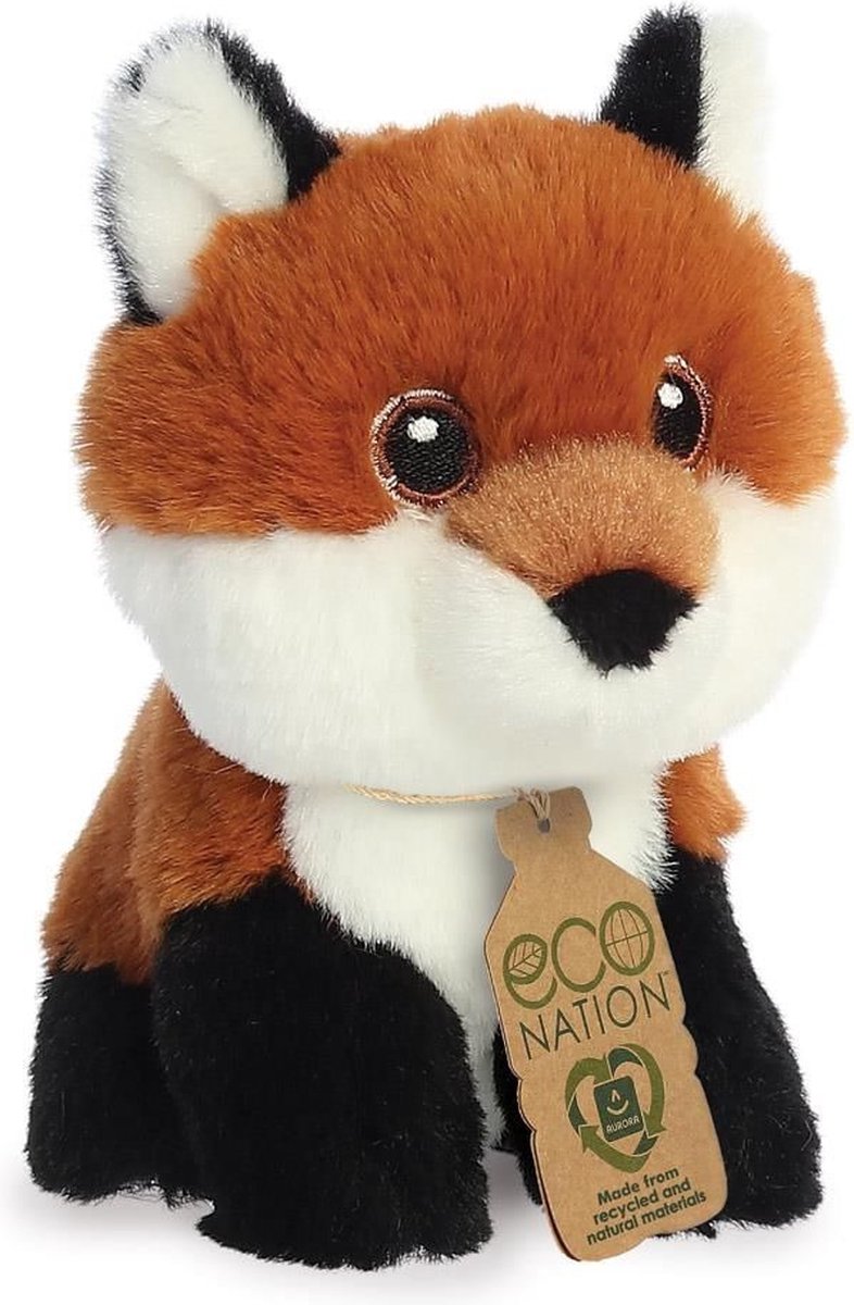 Eco Nation Pluchen Cuddle Mini Vos 13 cm