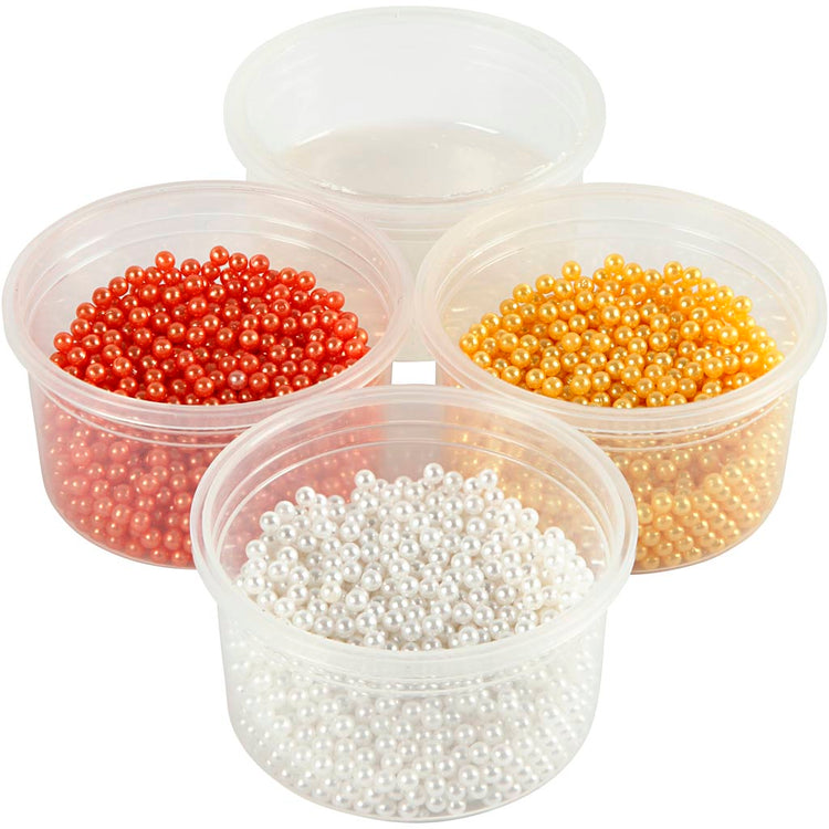 Argile perlée ®, orange, blanche, jaune, 3x25+38 gr, 1 set