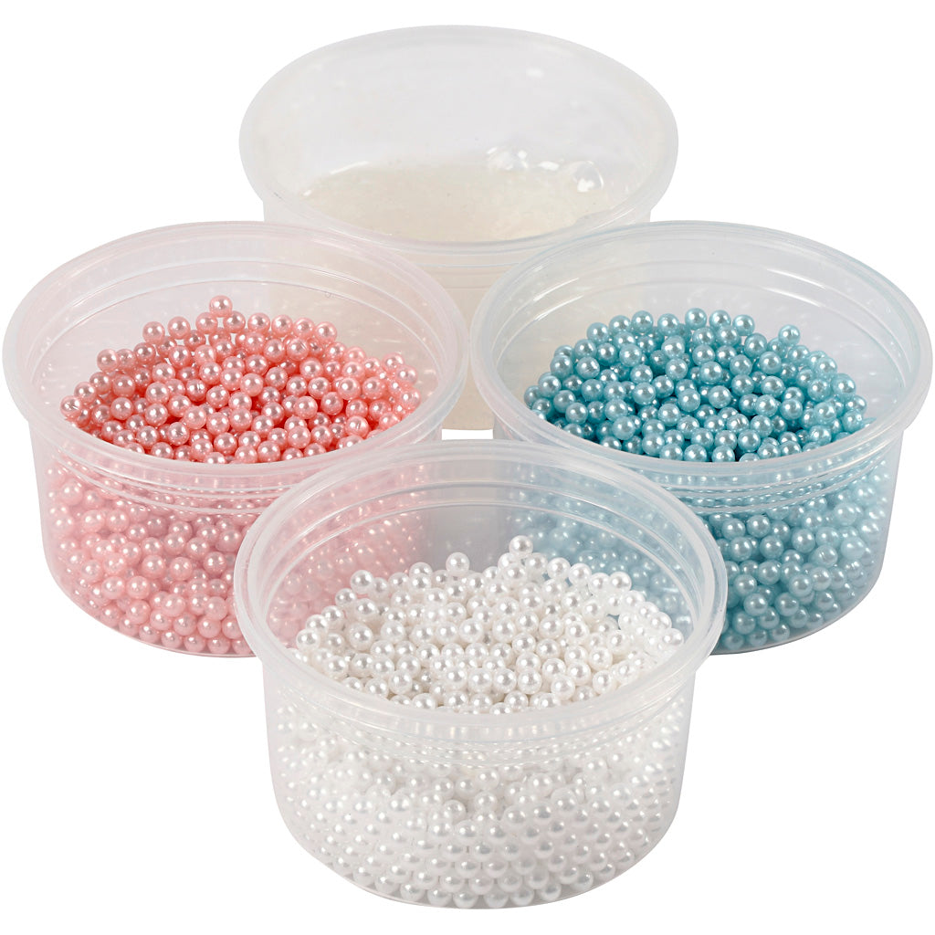 Argile perlée ®, différentes couleurs, 3x25+38 gr, 1 set