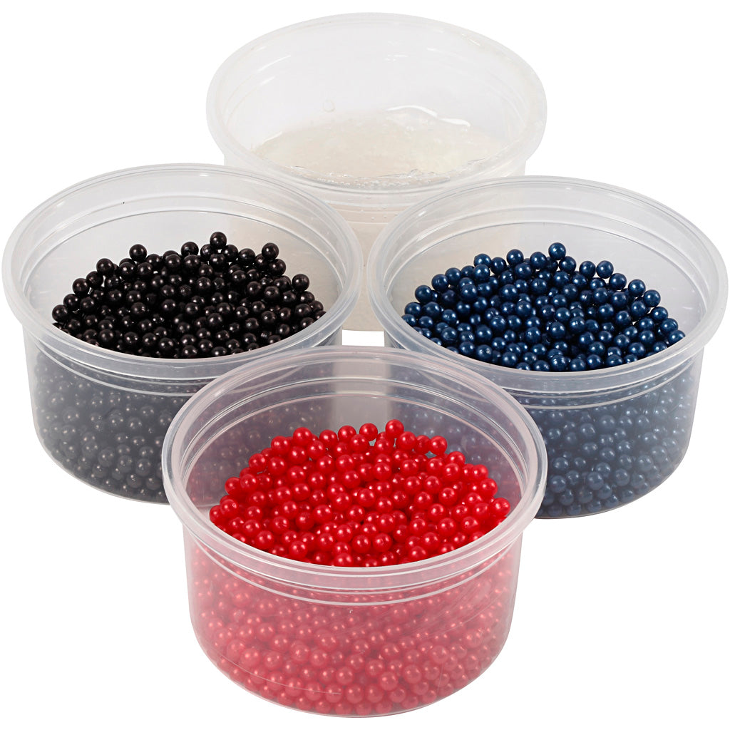 Argile perlée ®, différentes couleurs, 3x25+38 gr, 1 set