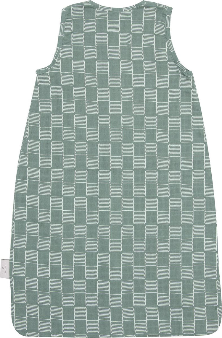 Witlof gigoteuse enfant 68 80 (90cm) rayures collantes vert