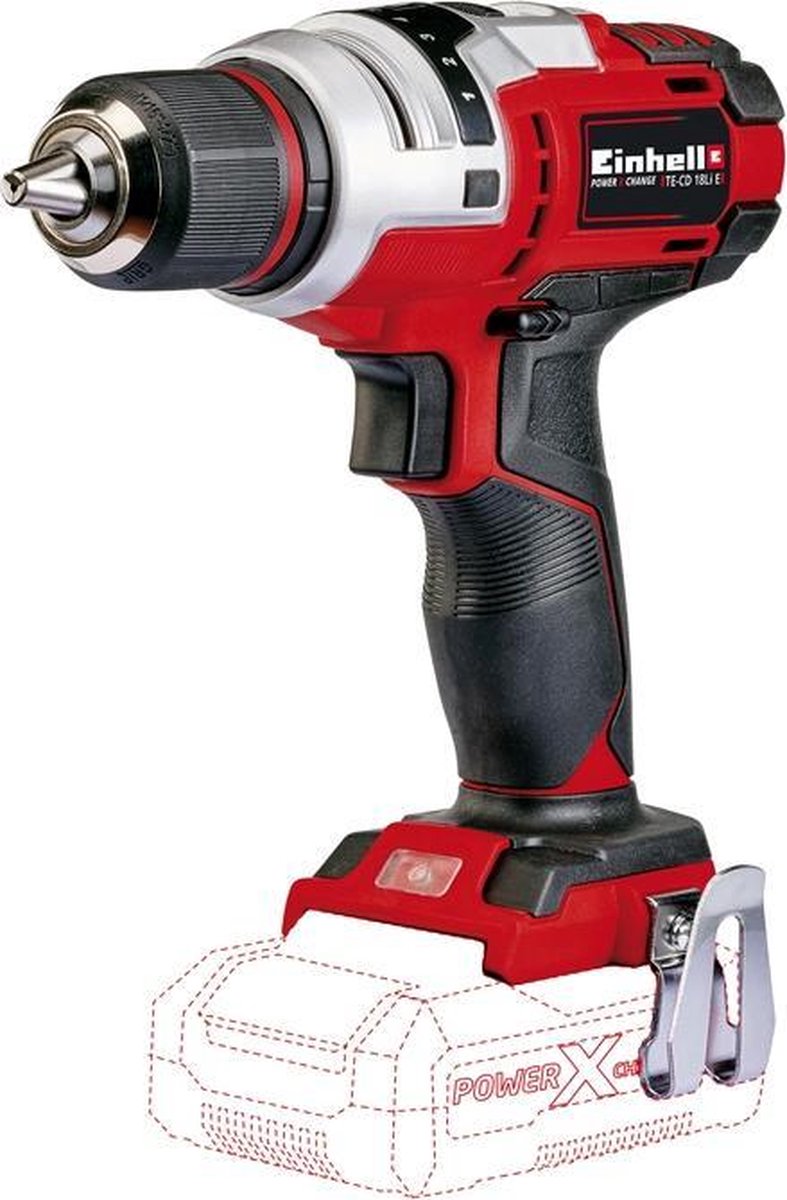 Machine de forage de batterie Einhell te-cd 18 li e solo