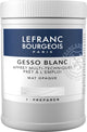 Lefranc bourgeois paris lefranc bourgeois 300658 gesso blanc mat – 500 ml | apprêt universel pour peinture à l'huile acrylique | toile, bois, pierre de papier