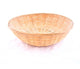 Corbeille à pain Baskin bambou ronde fermée 30x9 cm