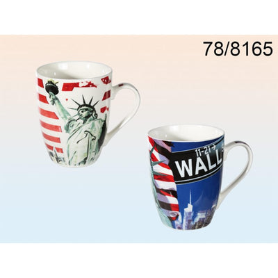 Mug Out of the blue porcelaine new york 10x8 cm