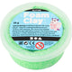 Argile Foam ®, pailletée, verte, 35 gr 1 boîte