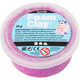 Argile Foam ®, pailletée, violette, 35 gr 1 boîte