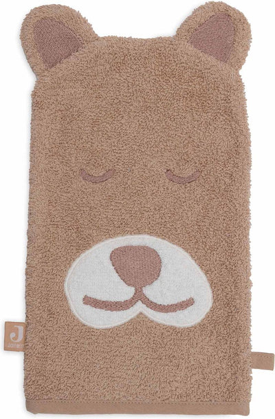 Jollein - gant de toilette pour bébé en tissu éponge - jungle jambo guépard