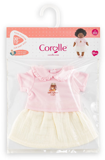 T-shirt Corolle avec robe petit explorateur - 30cm
