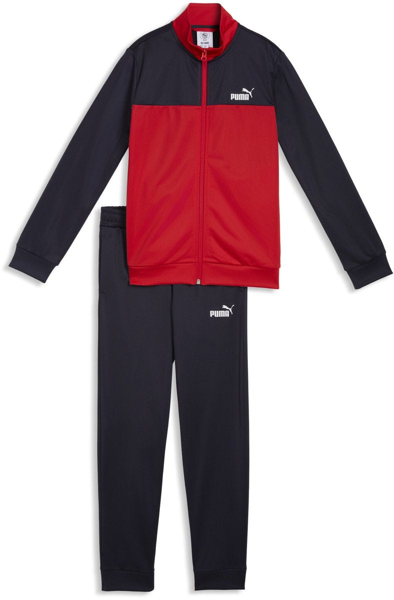 Survêtement unisexe Puma poly colorblock suit b - pour tous les temps rouge