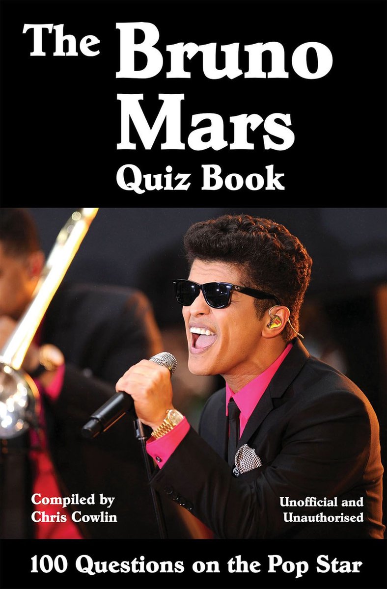Le livre de quiz de Bruno Mars
