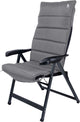 Bo-camp - coussin de chaise - universel - rembourré - polyester - gris
