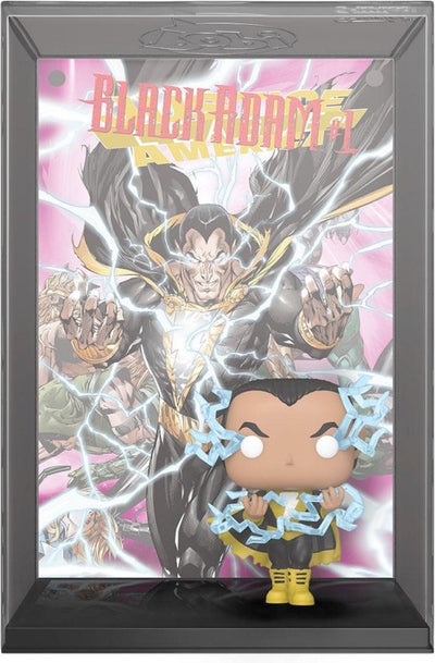 Funko black adam (brille dans le noir) - pop ! couverture de bande dessinée - figurine d'Adam noir