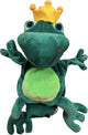Beleduc - marionnette à gaine - roi grenouille - 22 cm