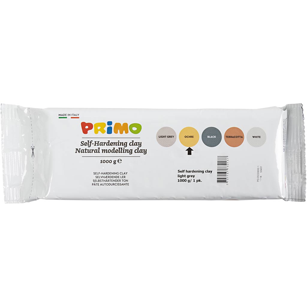 Argile autodurcissante, couleur curry, 1000 g