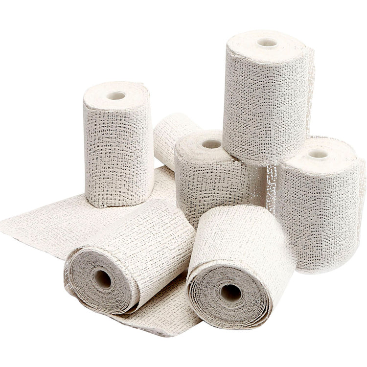 Créativ company enduit de gaze, l: 2,7 m, l: 5+7,5+10 cm, 80 rouleaux 1 carton