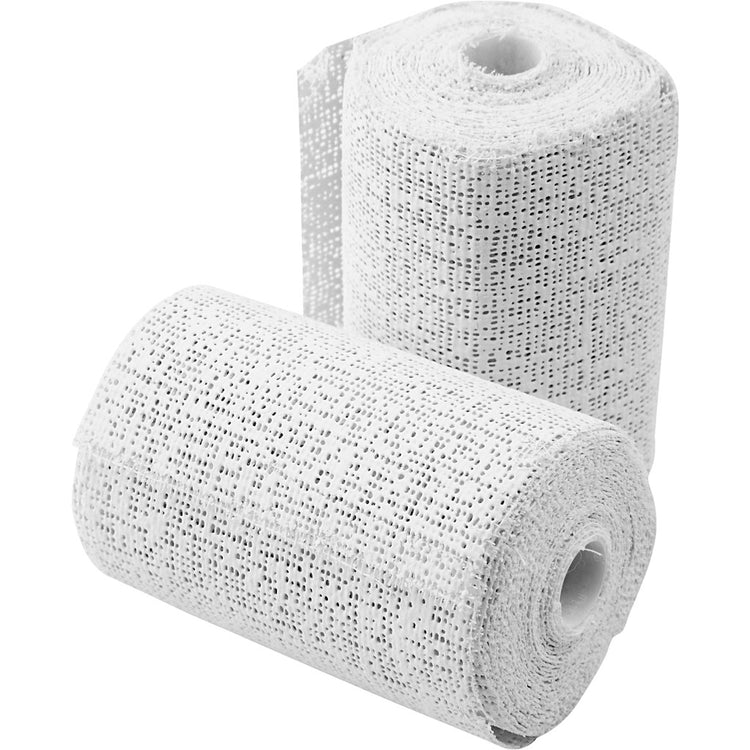 Creativ company enduit de gaze, l: 2,7 m, l: 7,5 cm, blanc, 2 rouleaux 1 carton