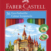 Faber Castell Faber Castell FC-120136 Crayon coloré Faber-Castell Castle Hexagonal Cardboard Pouche avec 36 pièces