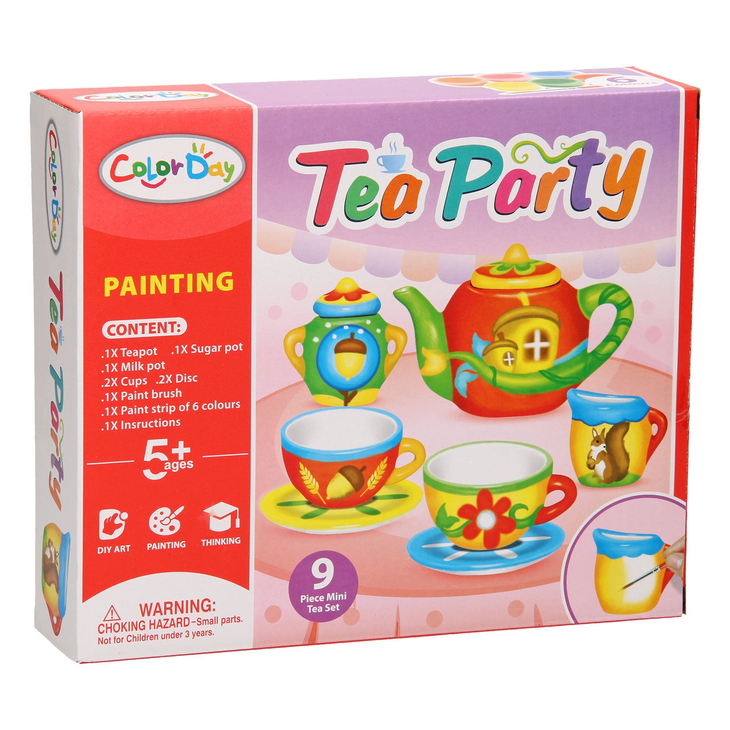 Ensemble de thé de peinture