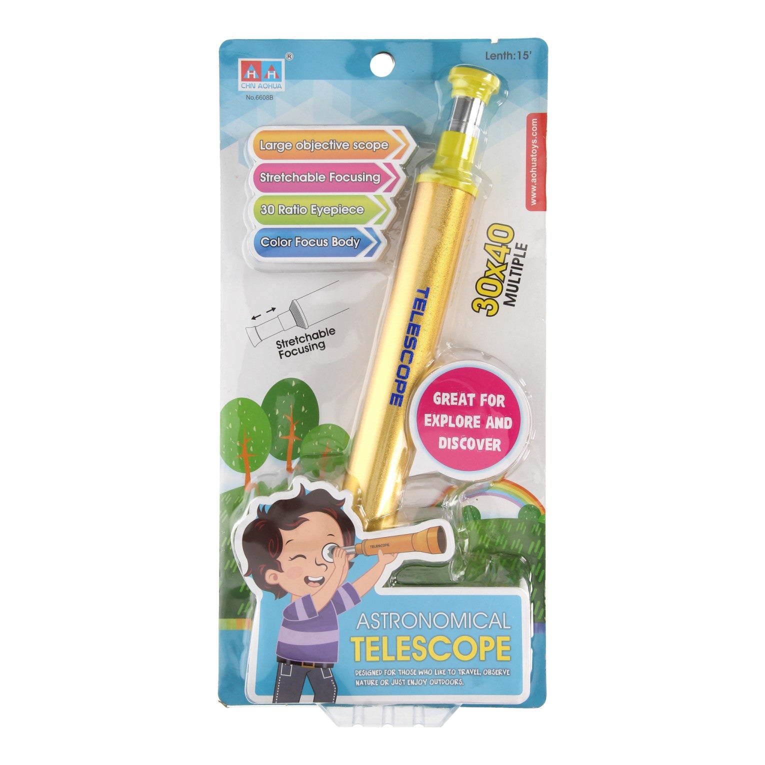 Télescope métal xl