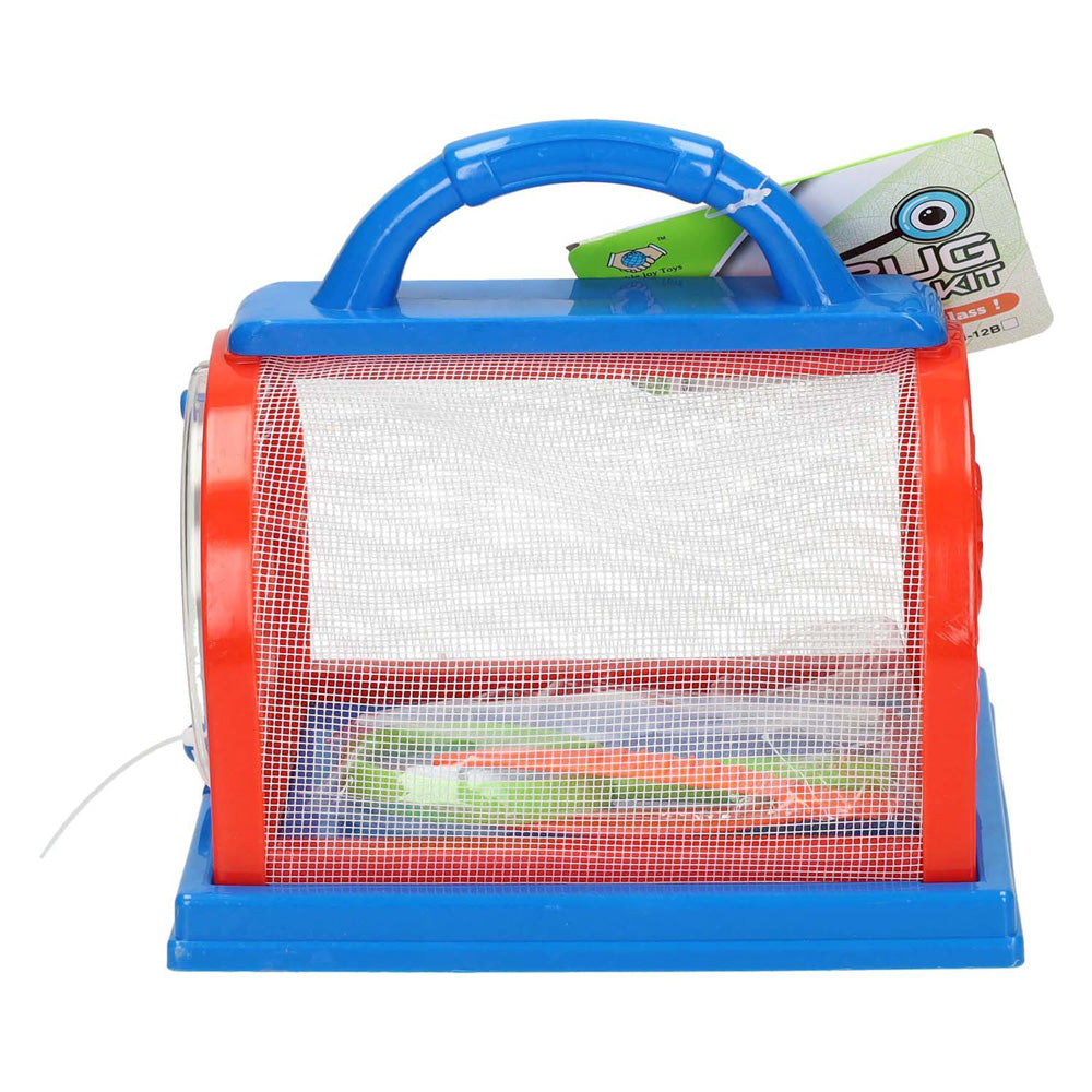 Cabinet d'observation des insectes bleu rouge, 3dlg.