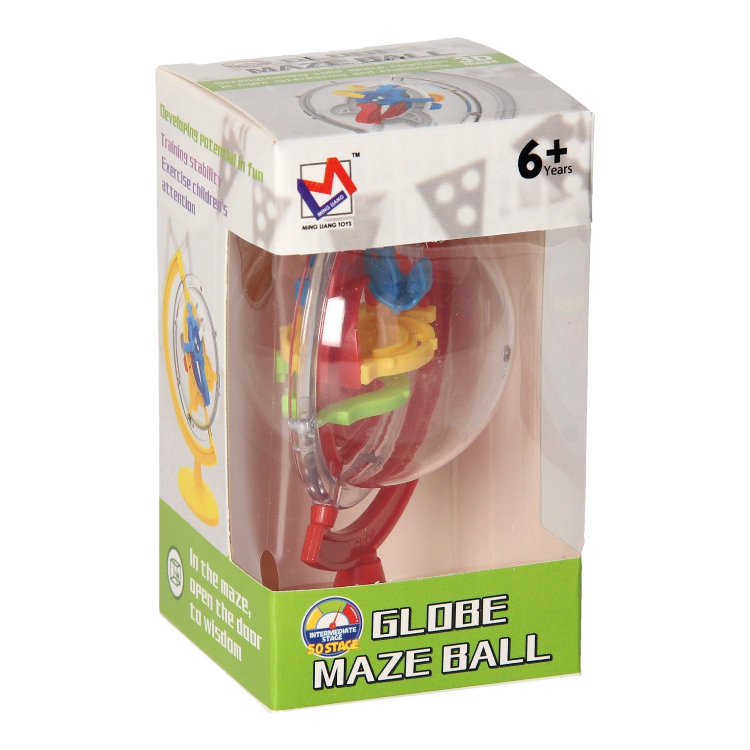 Maze de jeu de patience dans le globe