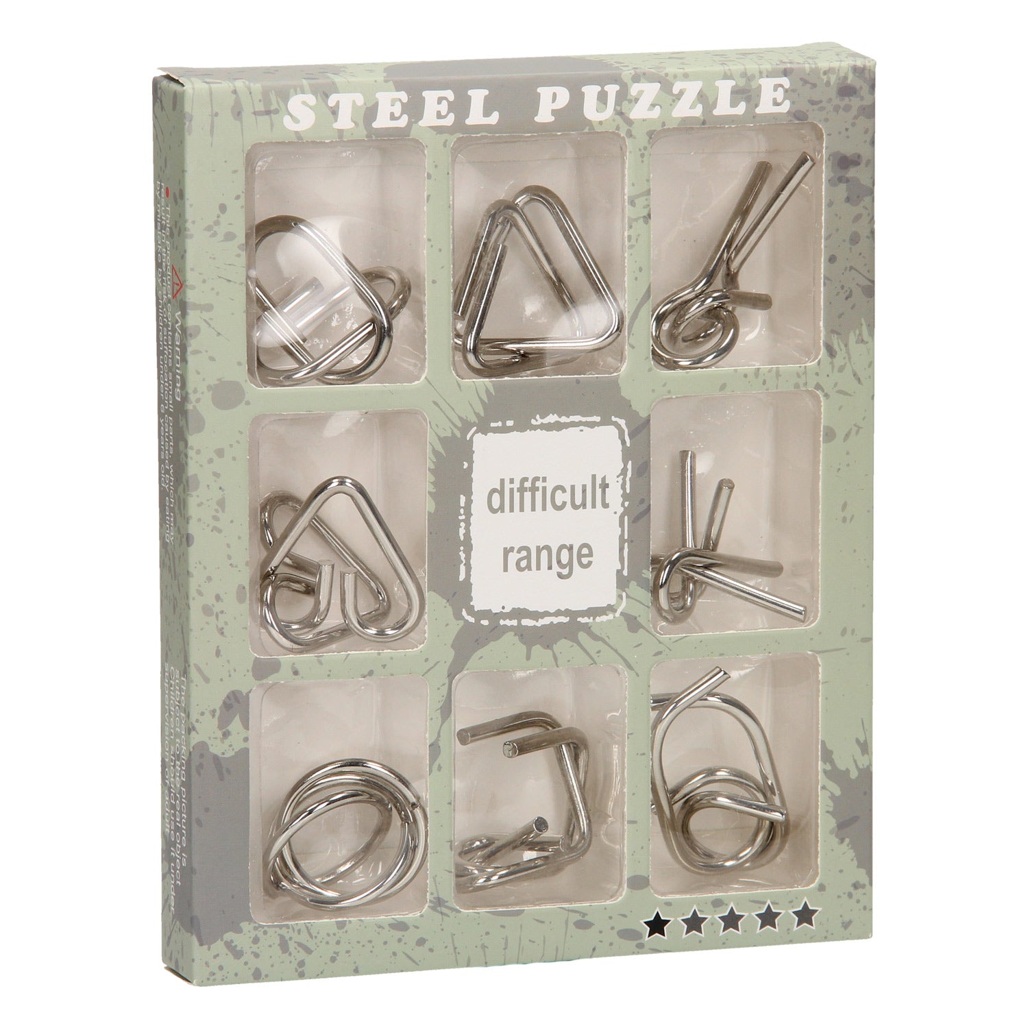 Puzzles du cerveau en métal, 9e. *