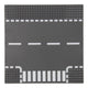 Plaque de construction Jonction en T grise
