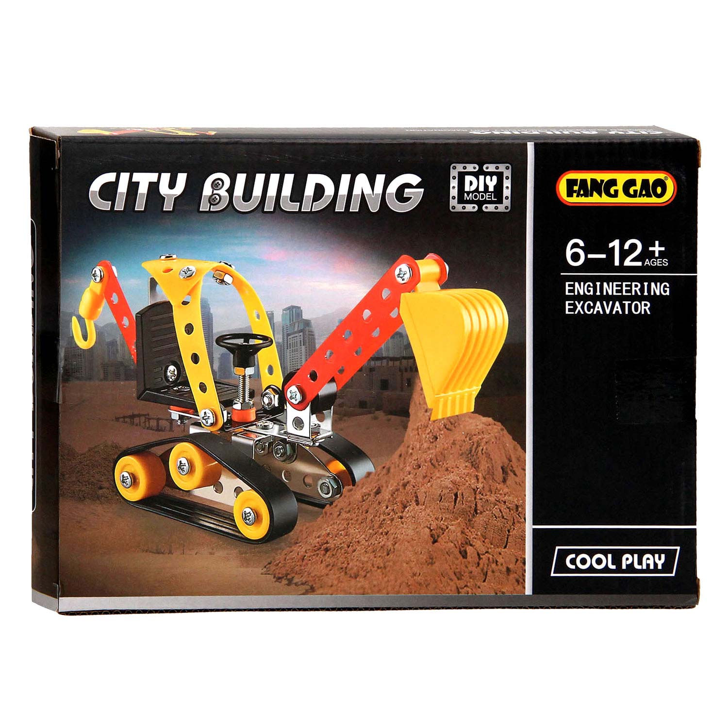 Jeu de construction chenilles pour mini pelle, 93 pièces.