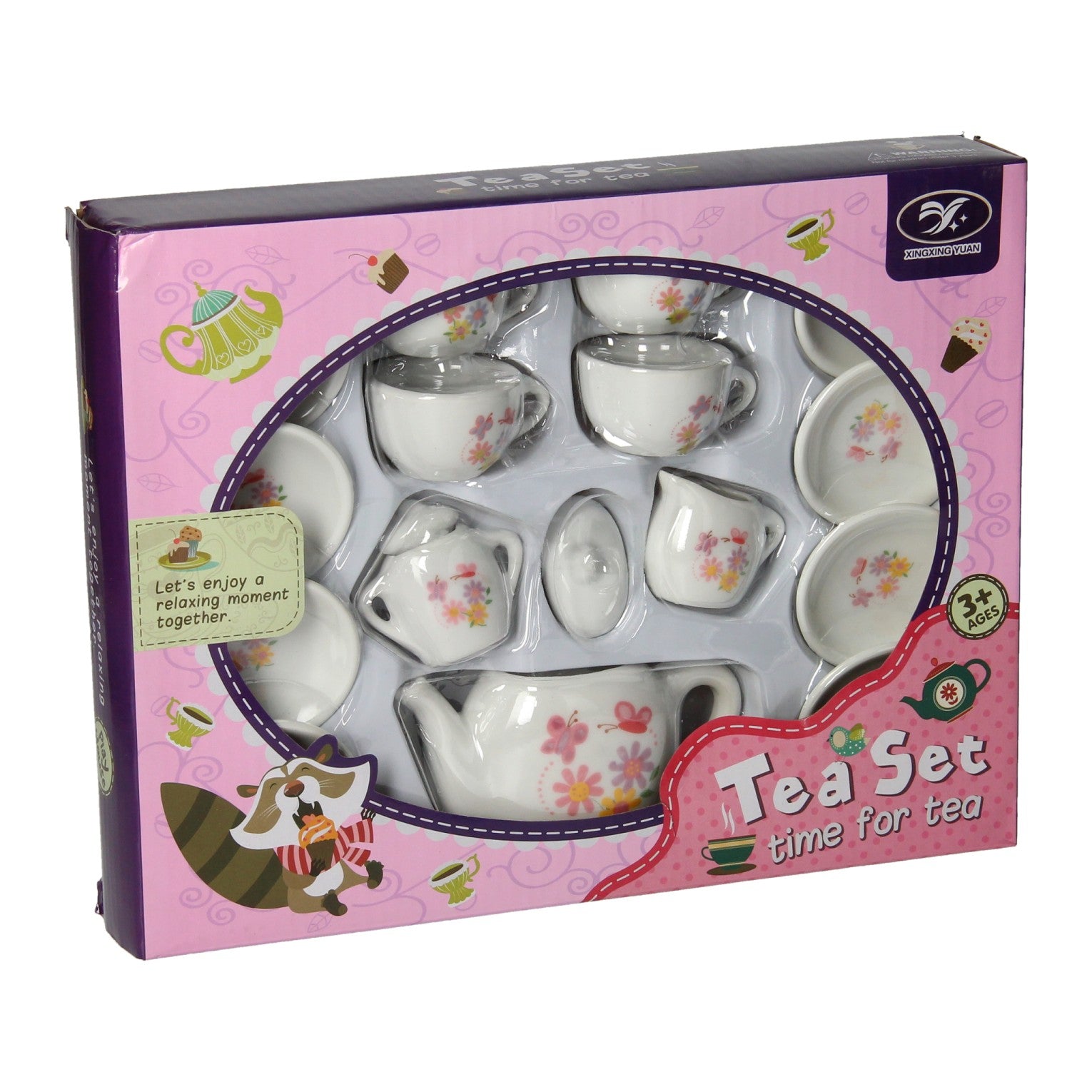 Ensemble de thé en porcelaine, 23dlg.